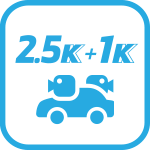 2 Channel Recording - True 2.5K Quad HD 1440P & Full HD Rear Recording